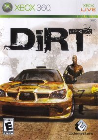 Dirt Xbox 360 US box art